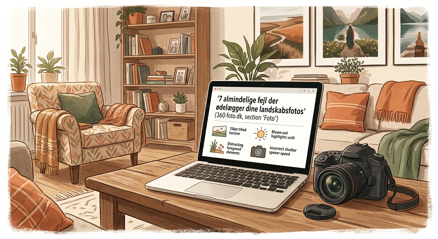 7 almindelige fejl der ødelægger dine landskabsfotos - Illustration 1