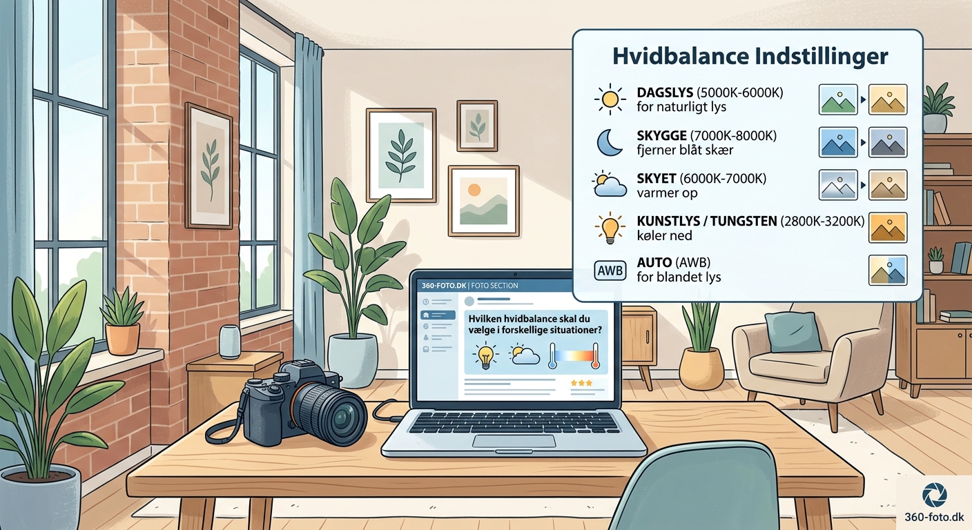 Hvilken hvidbalance skal du vælge i forskellige situationer? - Illustration 2