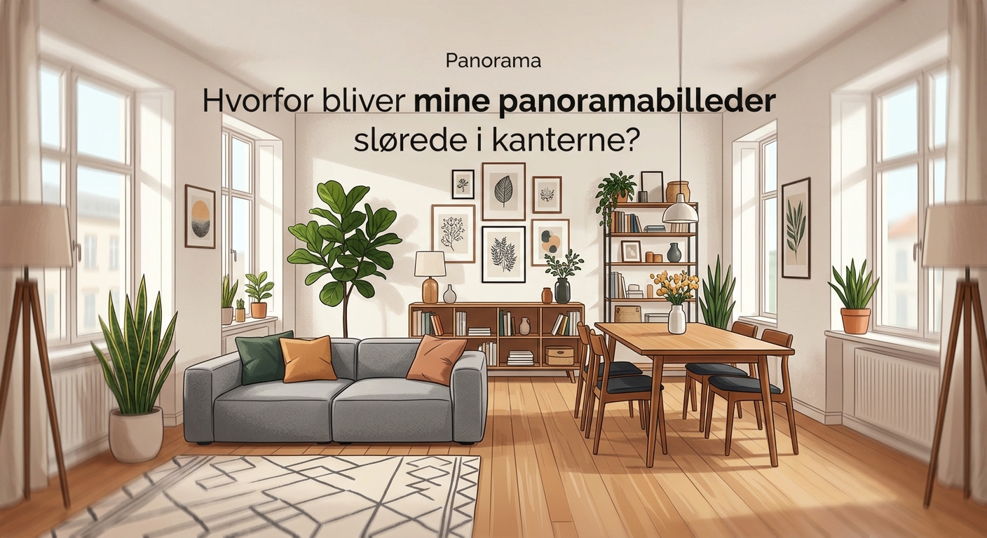 Hvorfor bliver mine panoramabilleder slørede i kanterne? - Illustration 2