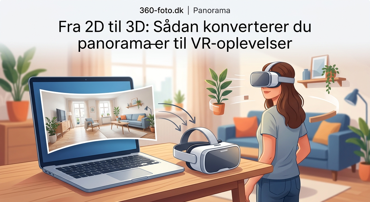 Fra 2D til 3D: Sådan konverterer du panoramaer til VR-oplevelser - Illustration 1