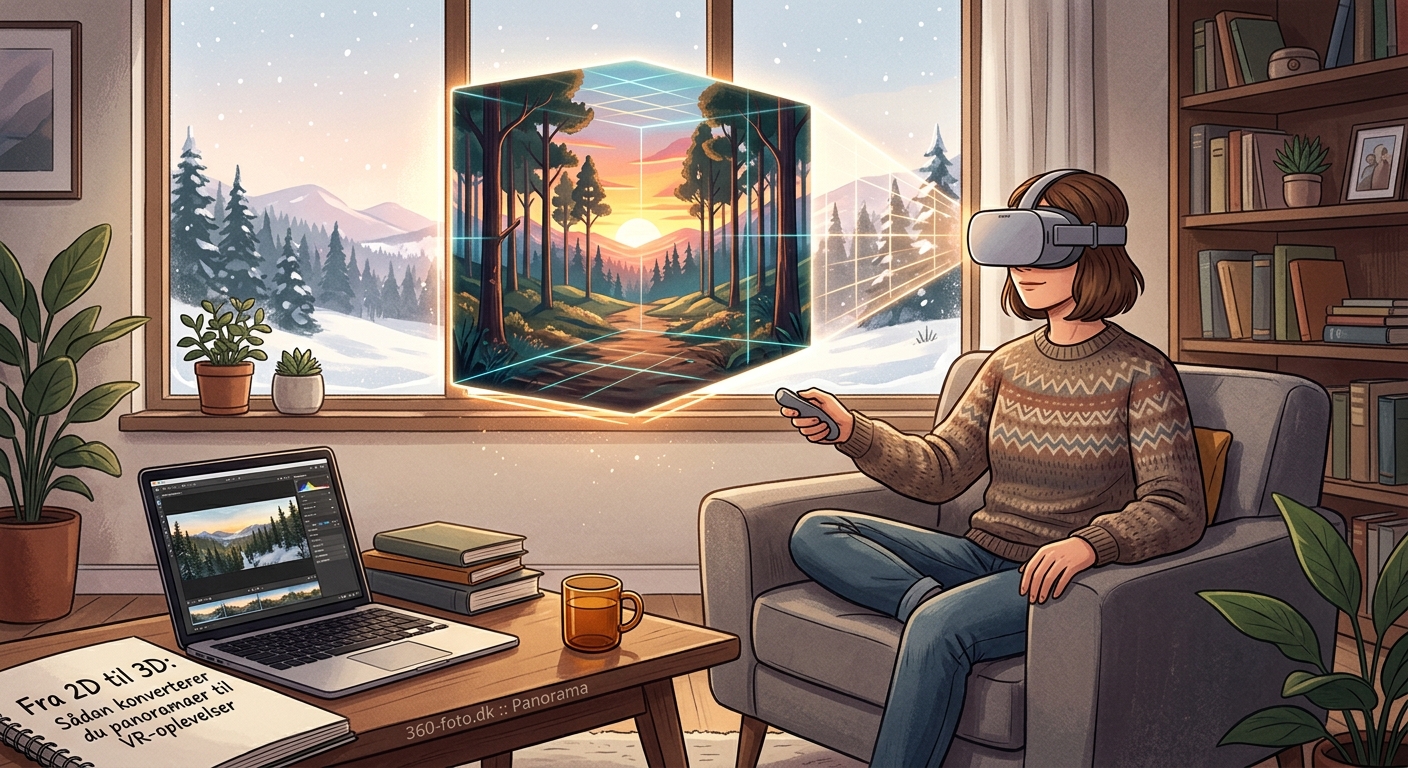 Fra 2D til 3D: Sådan konverterer du panoramaer til VR-oplevelser - Illustration 2