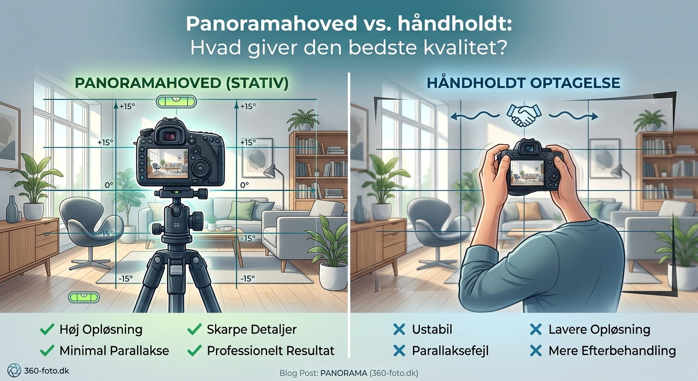 Panoramahoved vs. håndholdt: Hvad giver den bedste kvalitet? - Illustration 2
