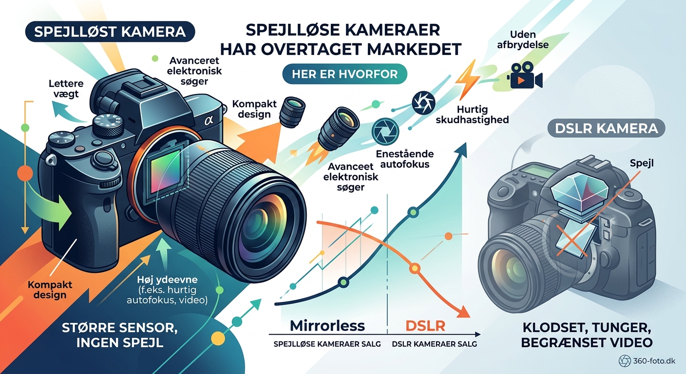 Spejlløse kameraer har overtaget markedet – her er hvorfor - Illustration 1
