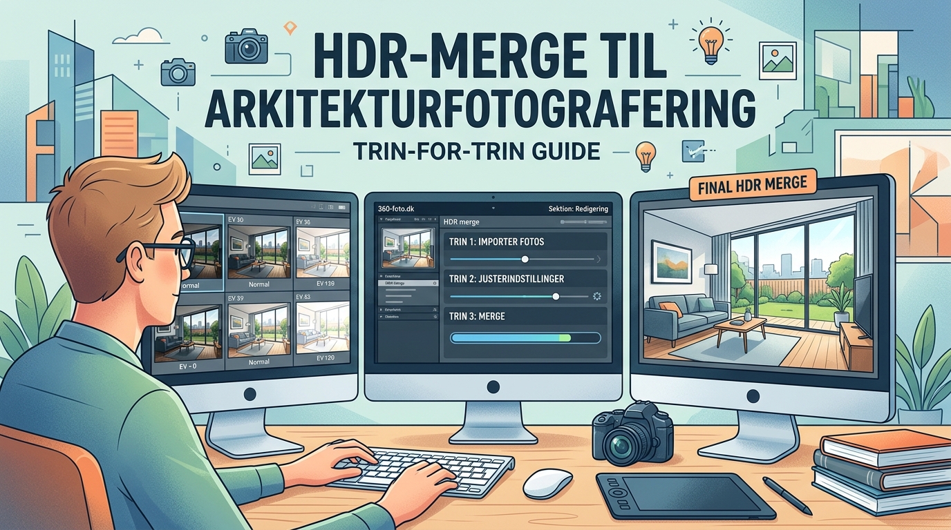 HDR-merge til arkitekturfotografering: Trin-for-trin guide - Illustration 1