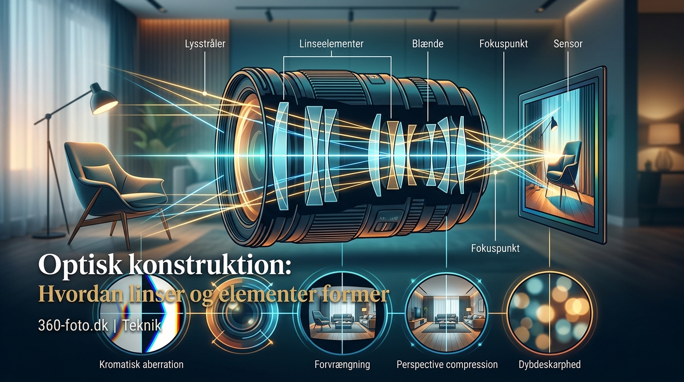 Optisk konstruktion: Hvordan linser og elementer former dit billede - Illustration 1