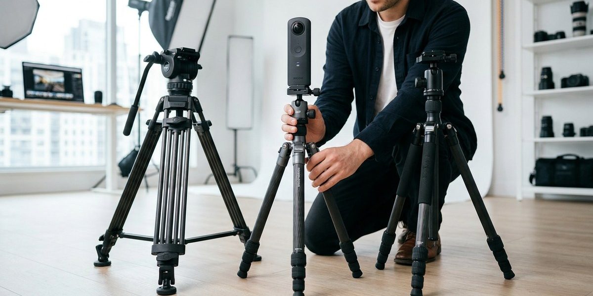 Sådan vælger du det rigtige stativ til 360-graders fotografi