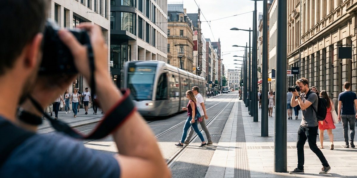 De 5 bedste kompositionsteknikker til dynamisk streetfotografering i 2026