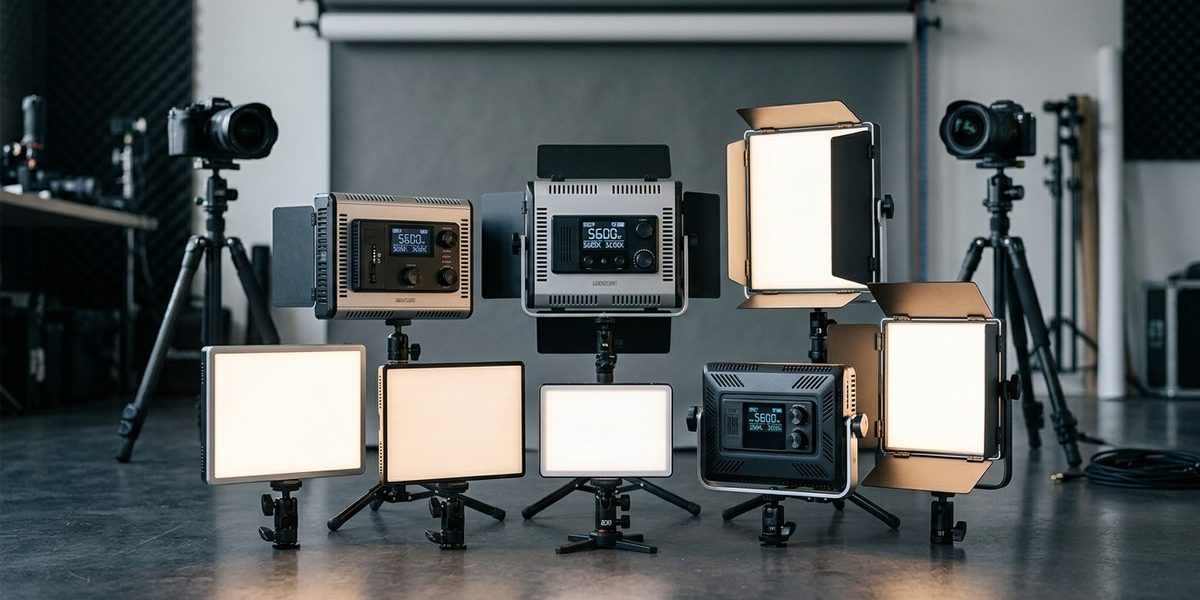 De 7 bedste LED-paneler til video- og 360-fotografering i 2026